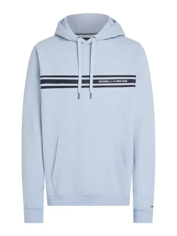 TOMMY HILFIGER TOMMY HILFIGER Majica  mornarska / svetlo modra / bela