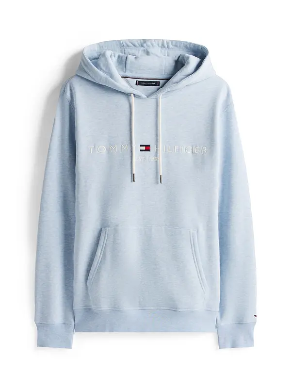 TOMMY HILFIGER TOMMY HILFIGER Majica  mornarska / svetlo modra / rubin rdeča / bela