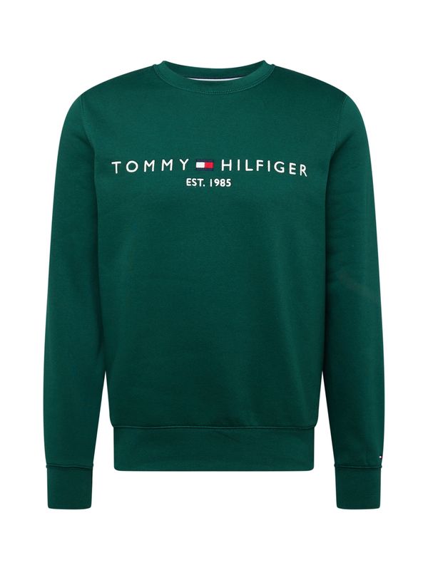 TOMMY HILFIGER TOMMY HILFIGER Majica  mornarska / temno zelena / rdeča / bela