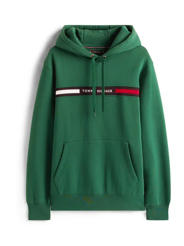 TOMMY HILFIGER TOMMY HILFIGER Majica  mornarska / travnato zelena / rdeča / bela