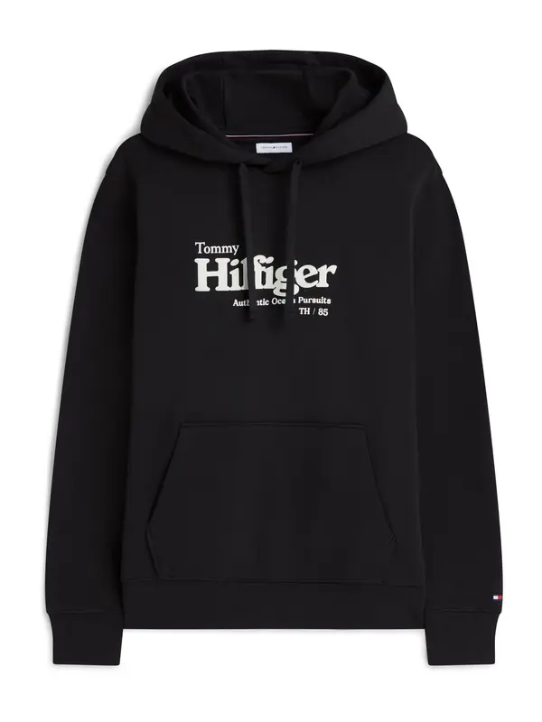 TOMMY HILFIGER TOMMY HILFIGER Majica 'NAUTICAL'  črna / bela
