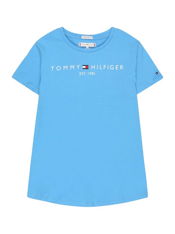 TOMMY HILFIGER TOMMY HILFIGER Majica  nebeško modra / bela