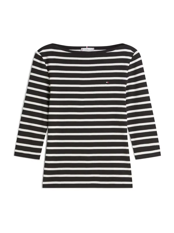 TOMMY HILFIGER TOMMY HILFIGER Majica 'NEW CODY'  črna / bela