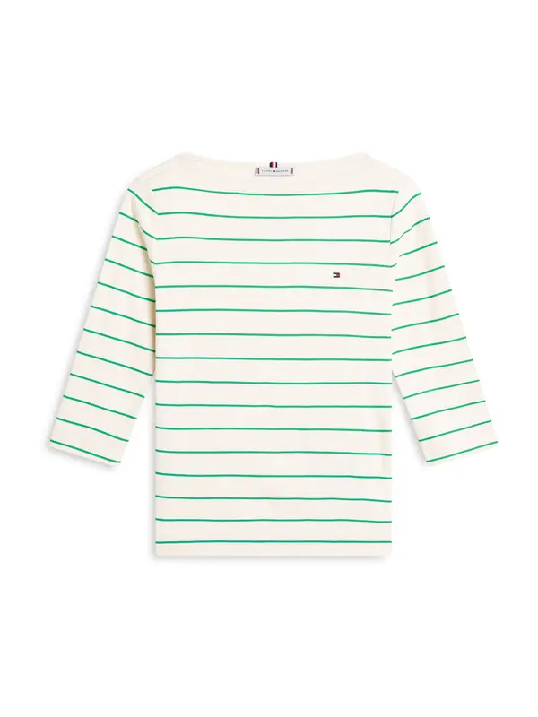 TOMMY HILFIGER TOMMY HILFIGER Majica 'NEW CODY'  zelena / bela