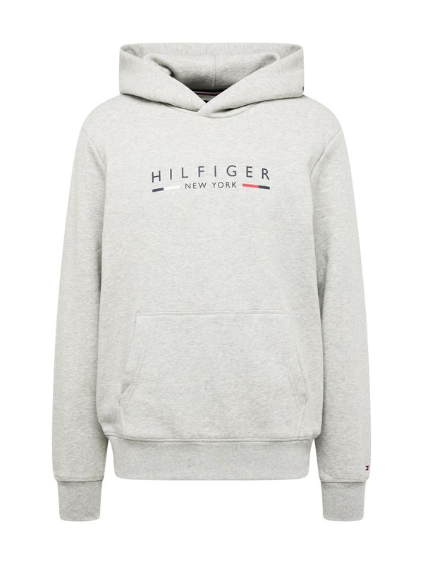 TOMMY HILFIGER TOMMY HILFIGER Majica 'NEW YORK'  mornarska / svetlo siva / rdeča