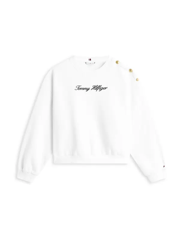 TOMMY HILFIGER TOMMY HILFIGER Majica  nočno modra / bela