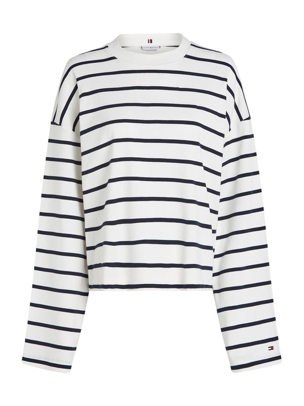 TOMMY HILFIGER TOMMY HILFIGER Majica  nočno modra / bela