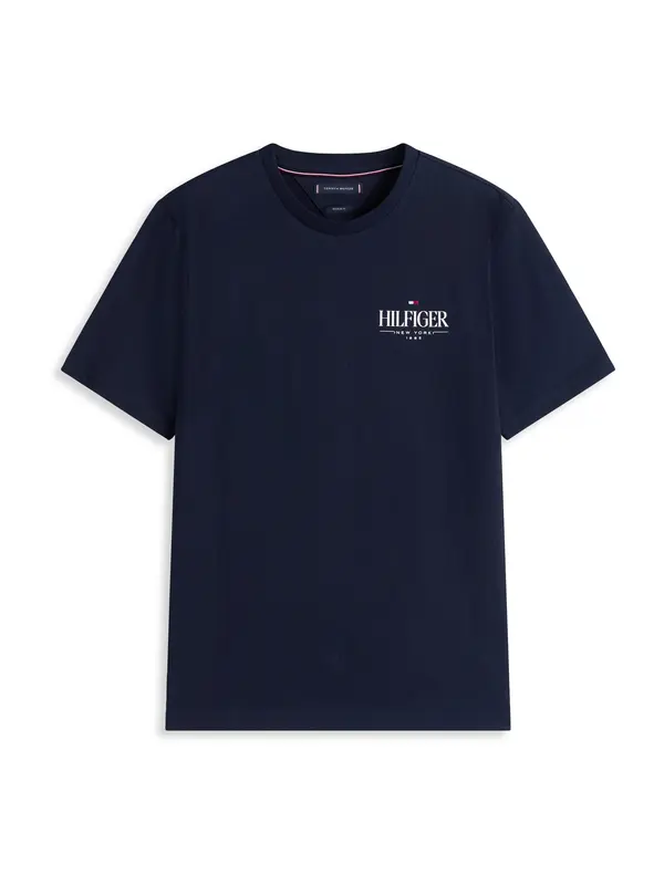 TOMMY HILFIGER TOMMY HILFIGER Majica  nočno modra / bela