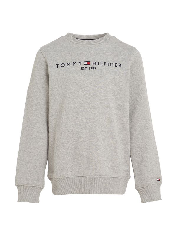 TOMMY HILFIGER TOMMY HILFIGER Majica  nočno modra / pegasto siva / rdeča / bela