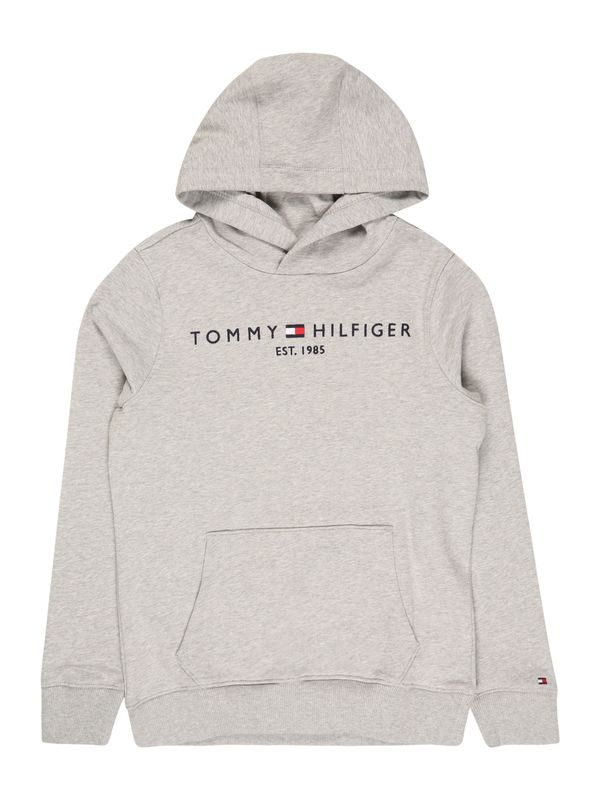 TOMMY HILFIGER TOMMY HILFIGER Majica  nočno modra / pegasto siva / svetlo rdeča / bela