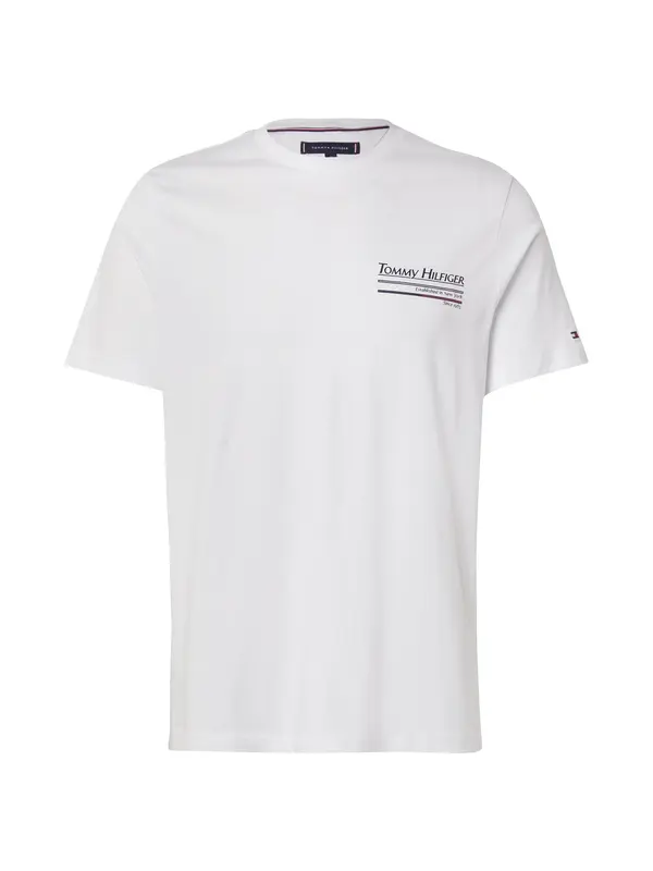 TOMMY HILFIGER TOMMY HILFIGER Majica 'OUTLINE SAILING'  marine / rdeča / črna / bela