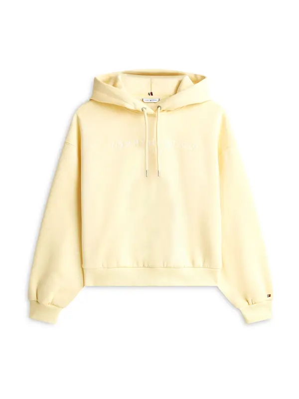 TOMMY HILFIGER TOMMY HILFIGER Majica  pastelno rumena