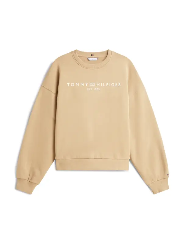 TOMMY HILFIGER TOMMY HILFIGER Majica  pesek / bela