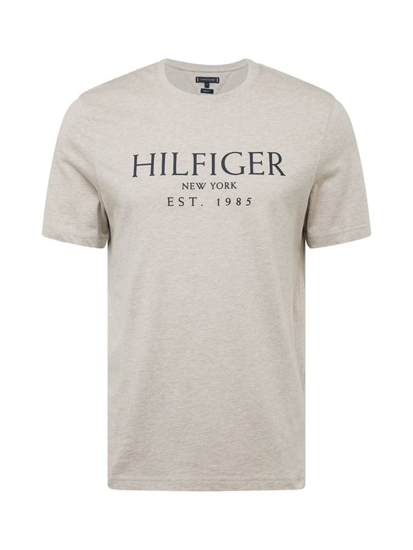 TOMMY HILFIGER TOMMY HILFIGER Majica  progasto bež / črna