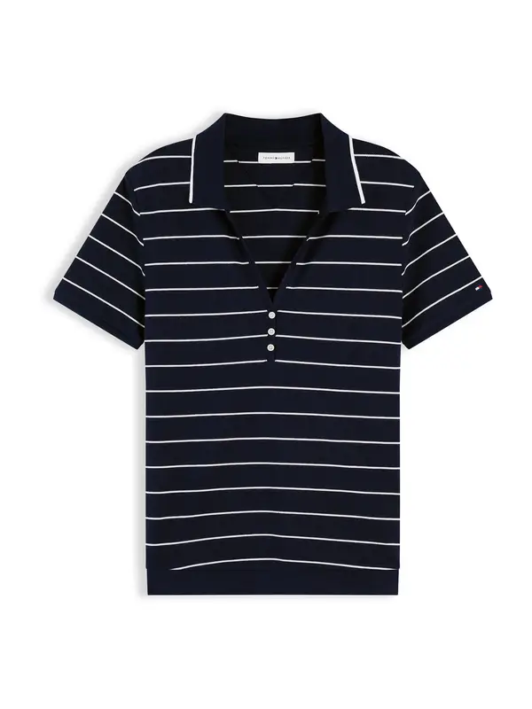 TOMMY HILFIGER TOMMY HILFIGER Majica 'Regular Fit'  mornarska / bela