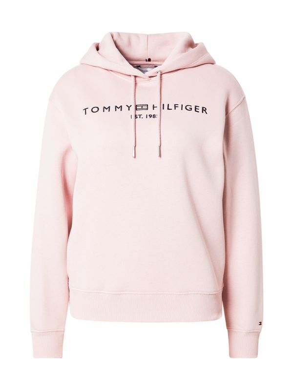 TOMMY HILFIGER TOMMY HILFIGER Majica  rosé / črna