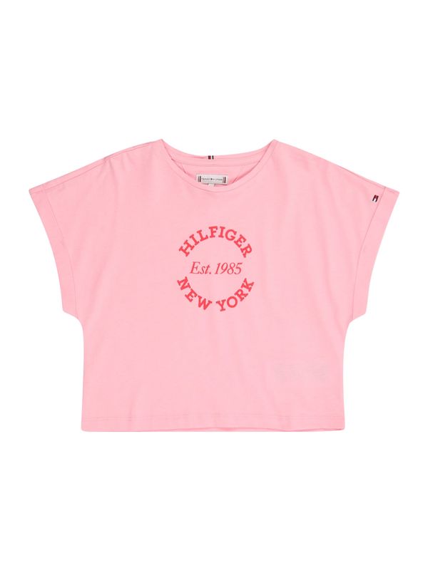 TOMMY HILFIGER TOMMY HILFIGER Majica  roza / rdeča