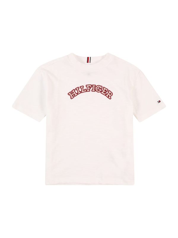 TOMMY HILFIGER TOMMY HILFIGER Majica  rumena / črna / bela