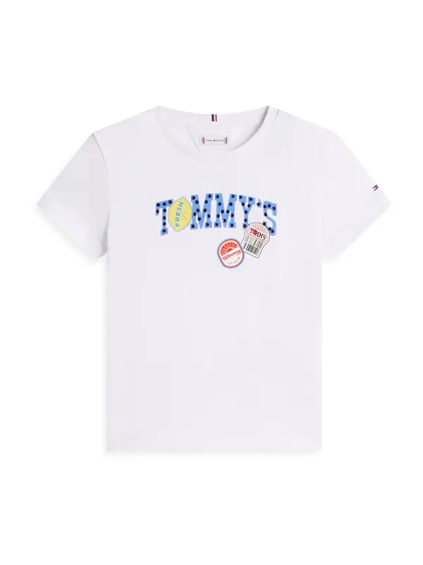 TOMMY HILFIGER TOMMY HILFIGER Majica 'RUNNING FRUIT'  modra / rumena / črna / bela