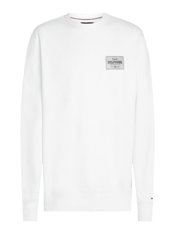 TOMMY HILFIGER TOMMY HILFIGER Majica  siva / črna / bela