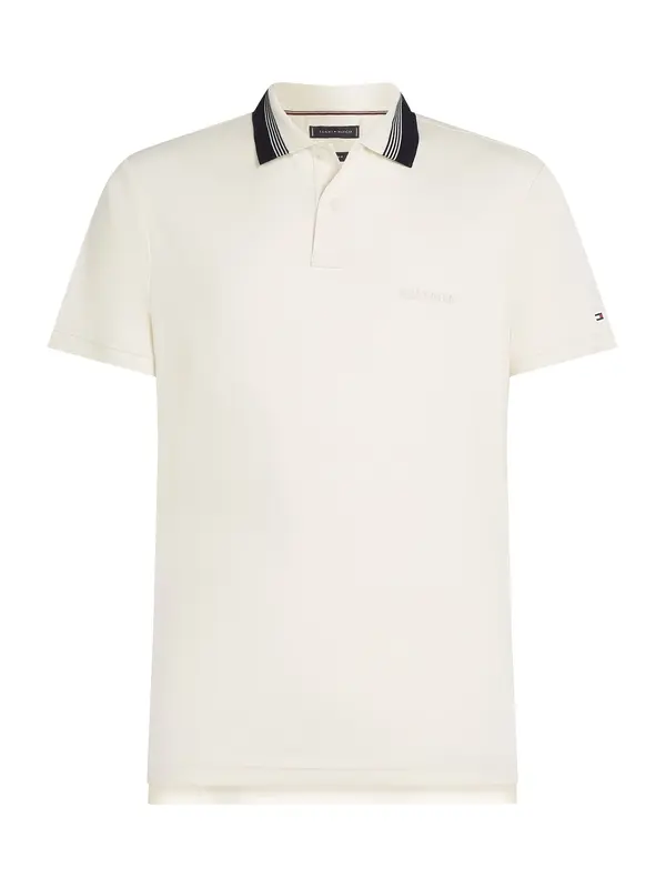 TOMMY HILFIGER TOMMY HILFIGER Majica  slonovina / golobje modra / črna