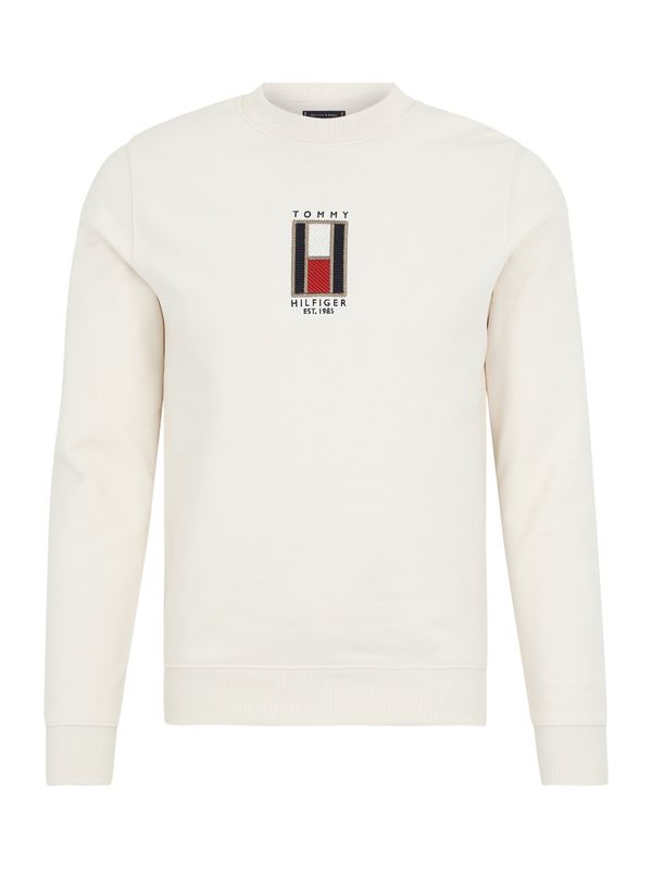 TOMMY HILFIGER TOMMY HILFIGER Majica  slonovina / marine / temno rdeča / bela