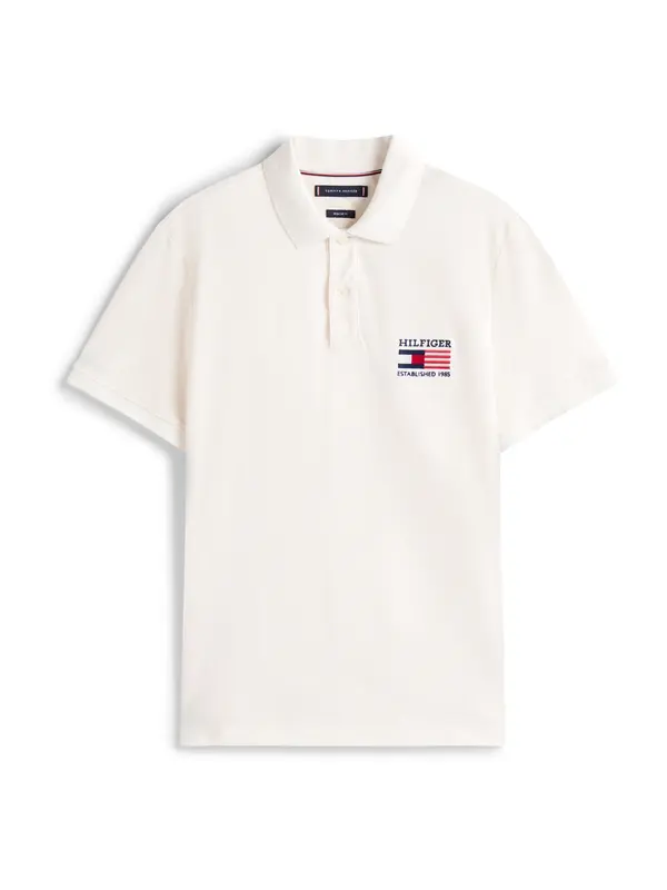 TOMMY HILFIGER TOMMY HILFIGER Majica  slonovina / mornarska / rdeča