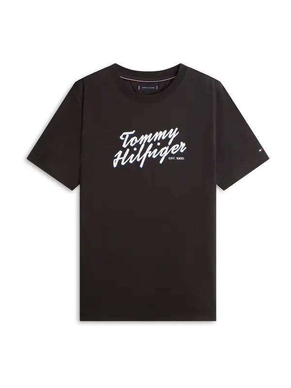TOMMY HILFIGER TOMMY HILFIGER Majica 'SUMMER'  modra / črna / bela