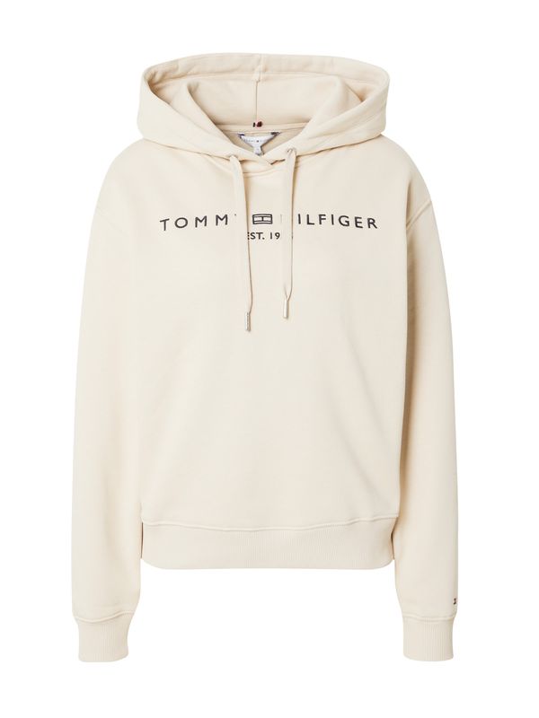 TOMMY HILFIGER TOMMY HILFIGER Majica  svetlo bež / marine / rdeča / črna