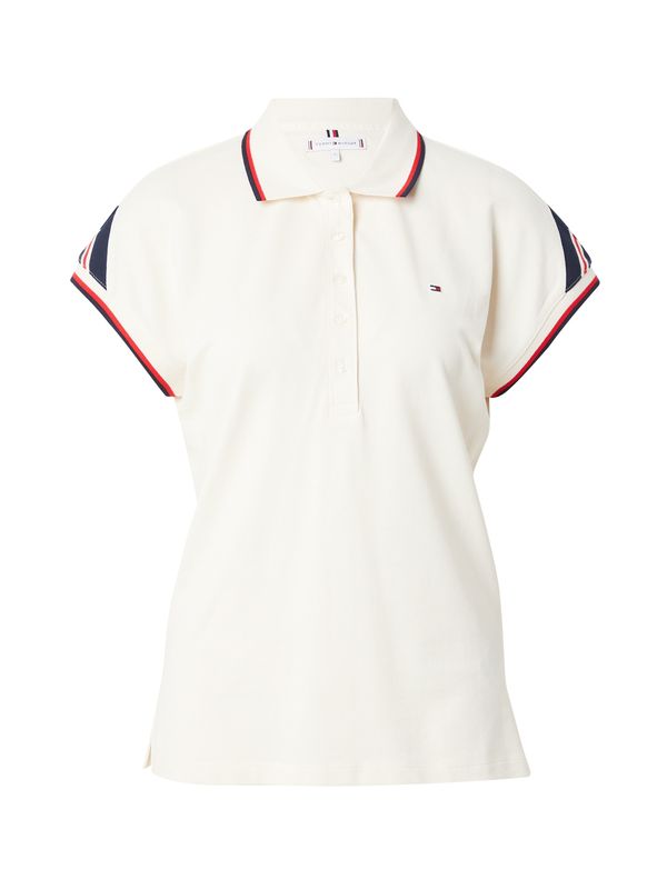 TOMMY HILFIGER TOMMY HILFIGER Majica  svetlo bež / mornarska / rdeča