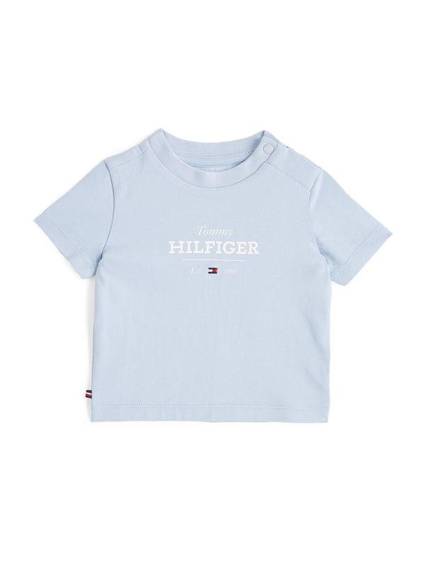 TOMMY HILFIGER TOMMY HILFIGER Majica  svetlo modra / bela