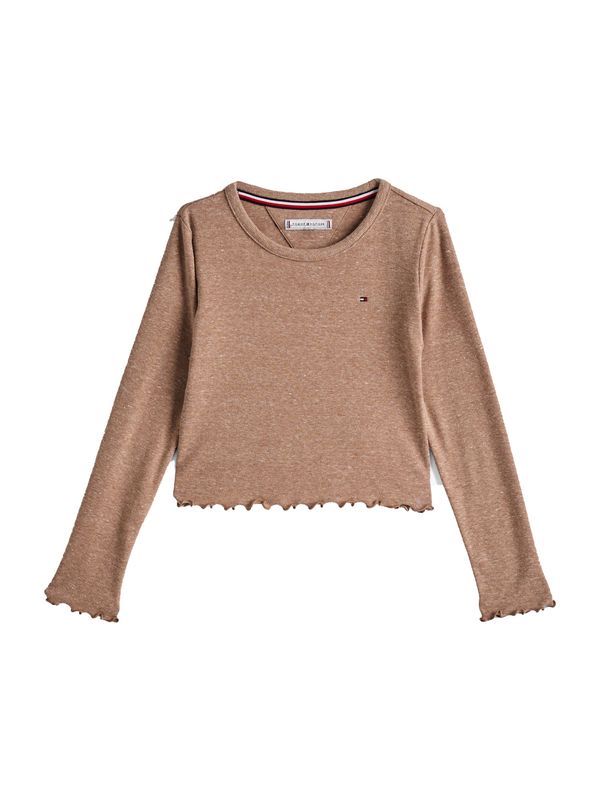 TOMMY HILFIGER TOMMY HILFIGER Majica  svetlo rjava