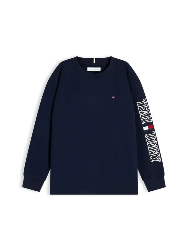 TOMMY HILFIGER TOMMY HILFIGER Majica 'TEAM'  marine / bela