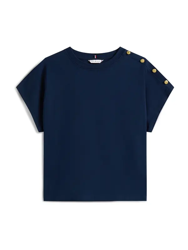 TOMMY HILFIGER TOMMY HILFIGER Majica  temno modra
