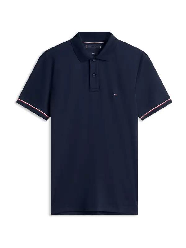TOMMY HILFIGER TOMMY HILFIGER Majica  temno modra / bela