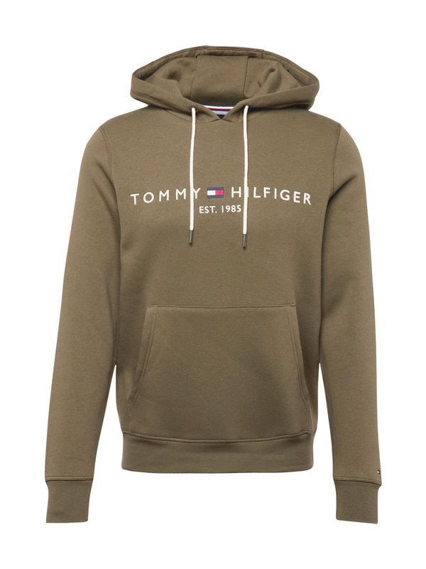 TOMMY HILFIGER TOMMY HILFIGER Majica  temno modra / oliva / rdeča / bela