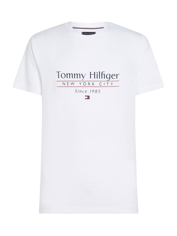 TOMMY HILFIGER TOMMY HILFIGER Majica  temno modra / rdeča / bela