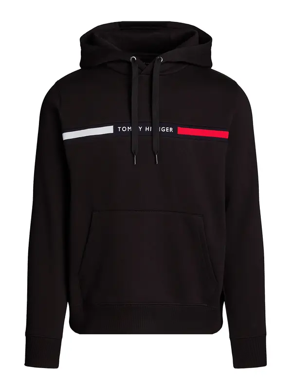 TOMMY HILFIGER TOMMY HILFIGER Majica  temno modra / rdeča / črna / bela