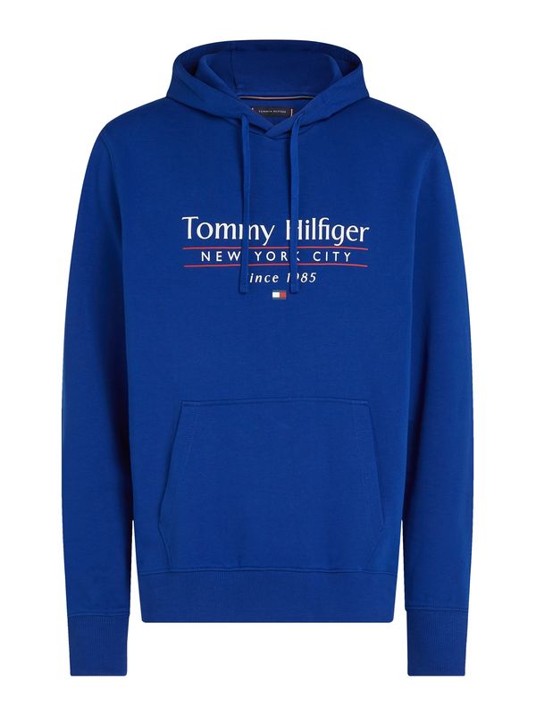 TOMMY HILFIGER TOMMY HILFIGER Majica  temno modra / rubin rdeča / bela