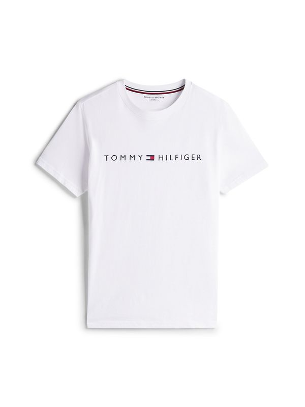 TOMMY HILFIGER TOMMY HILFIGER Majica  temno rdeča / črna / bela