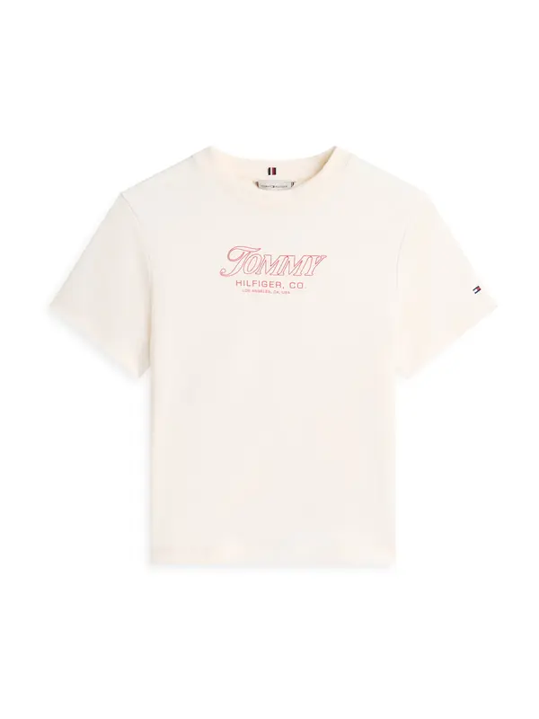 TOMMY HILFIGER TOMMY HILFIGER Majica 'Tilt'  svetlo bež / roza