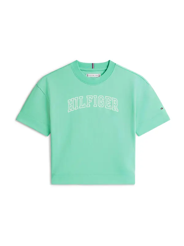 TOMMY HILFIGER TOMMY HILFIGER Majica 'VARSITY'  meta / bela
