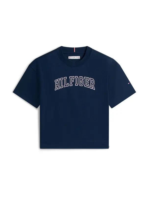 TOMMY HILFIGER TOMMY HILFIGER Majica 'VARSITY'  modra / bela