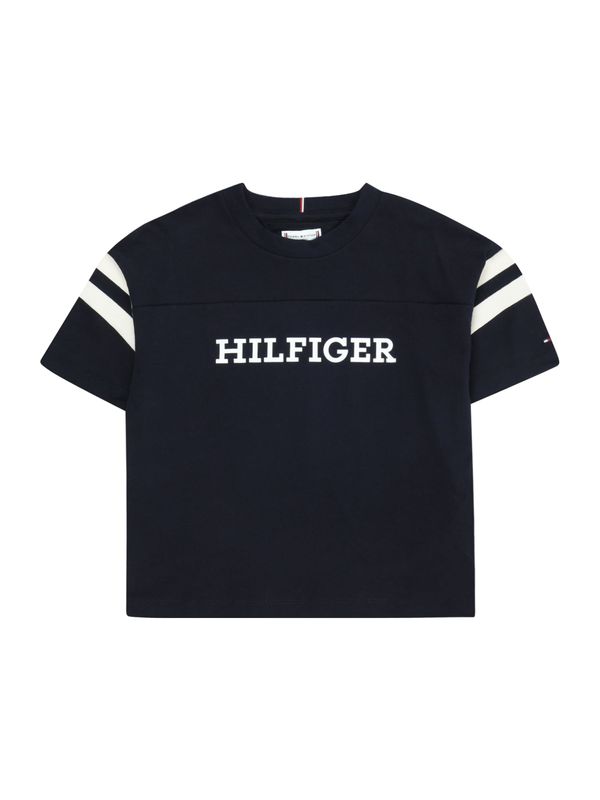 TOMMY HILFIGER TOMMY HILFIGER Majica 'Varsity'  mornarska / bela