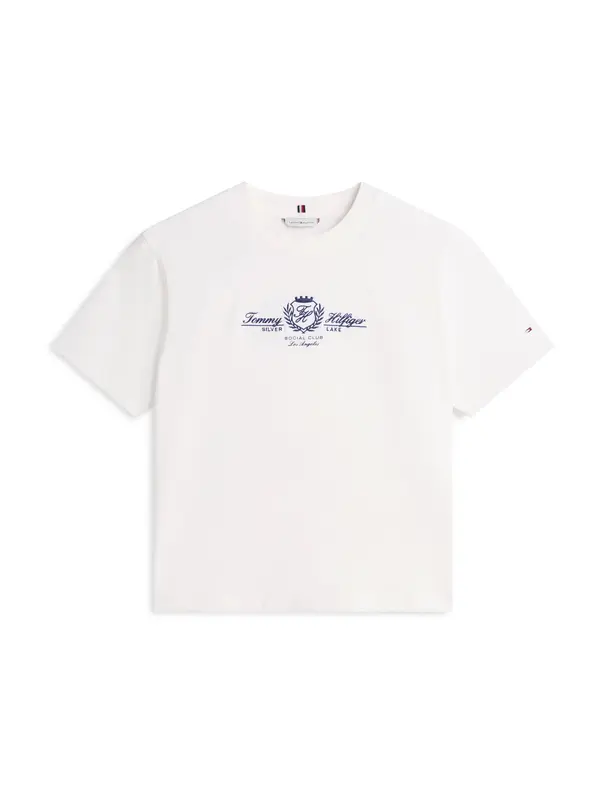 TOMMY HILFIGER TOMMY HILFIGER Majica 'VARSITY'  mornarska / bela