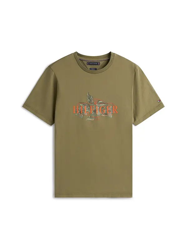TOMMY HILFIGER TOMMY HILFIGER Majica  zelena / oliva / temno zelena / jastog