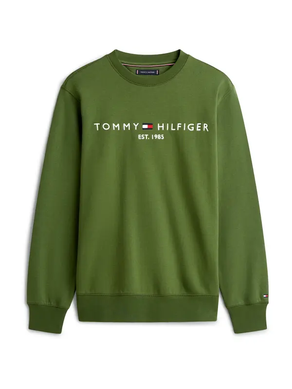 TOMMY HILFIGER TOMMY HILFIGER Majica  zelena / rdeča / bela