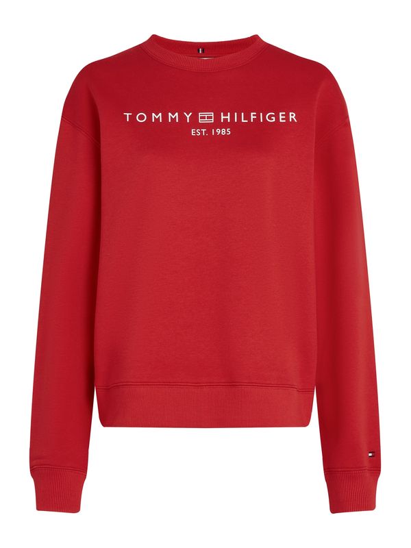 TOMMY HILFIGER TOMMY HILFIGER Majica  živo rdeča / bela