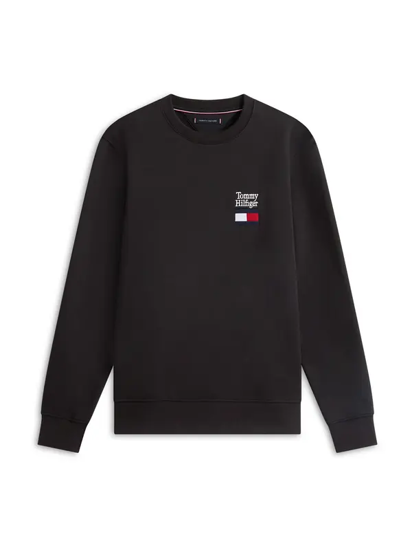 TOMMY HILFIGER TOMMY HILFIGER Majica  živo rdeča / črna / bela