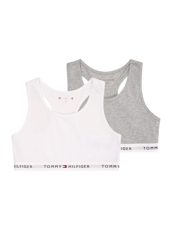 TOMMY HILFIGER TOMMY HILFIGER Modrček  pegasto siva / bela